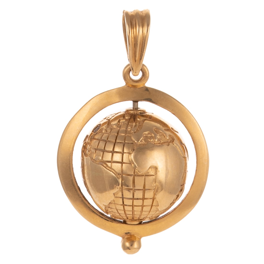 A Revolving Globe Charm in 14K (1 of 3)