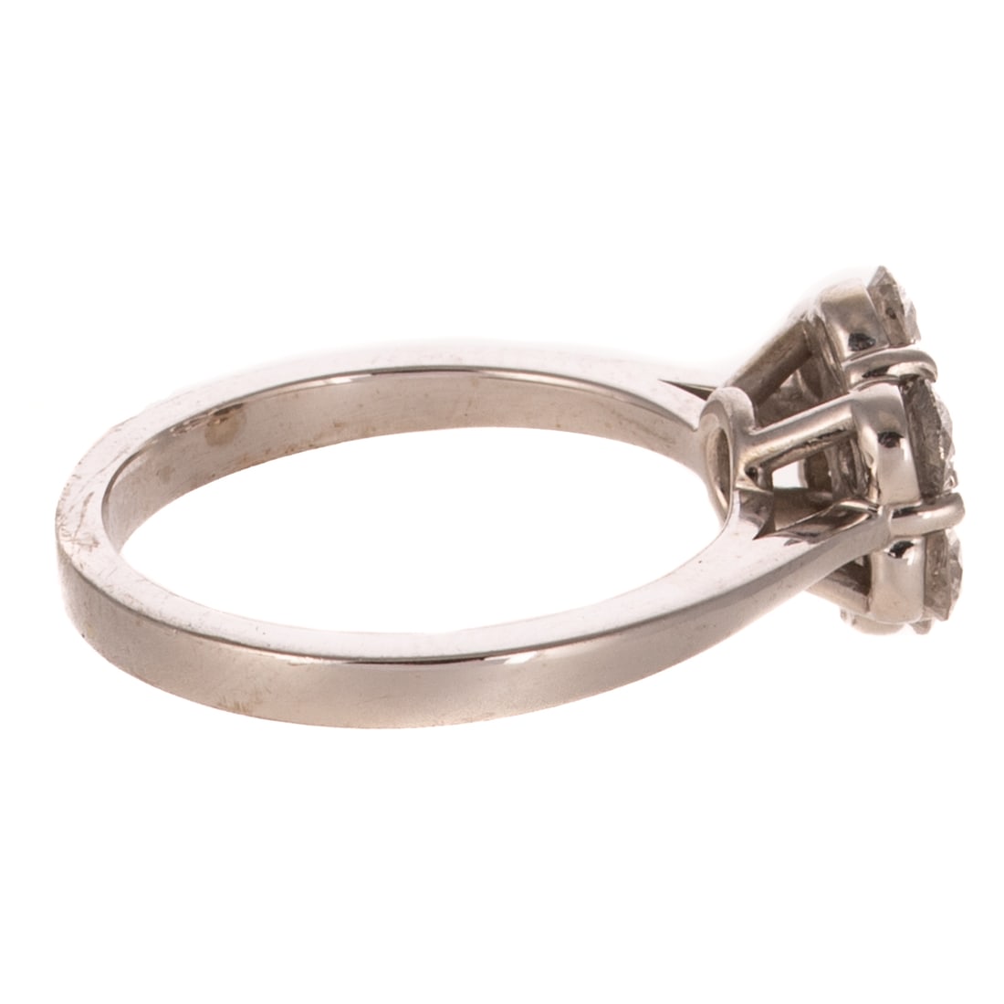 A Diamond Cluster Ring in 14K - 2