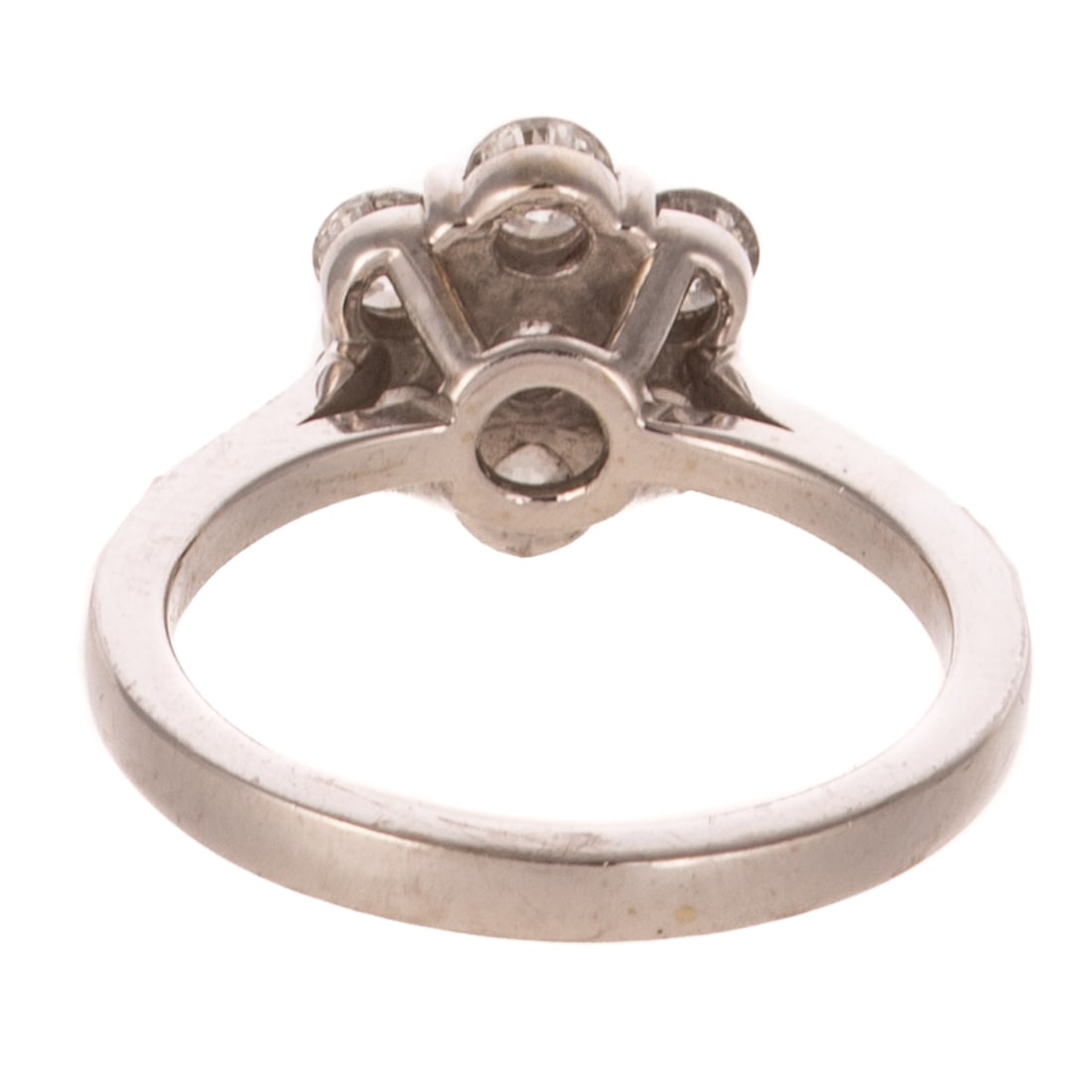 A Diamond Cluster Ring in 14K - 3