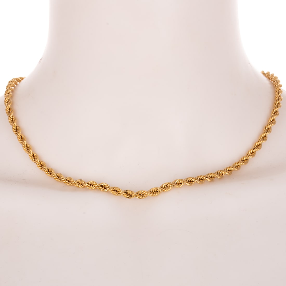 An Italian Rope Necklace in 18K (1 of 3)