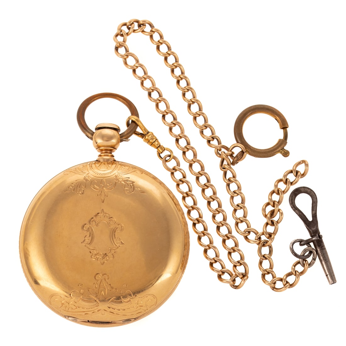 An E. Howard & Co. Hunter Case Pocket Watch in 18K (1 of 6)