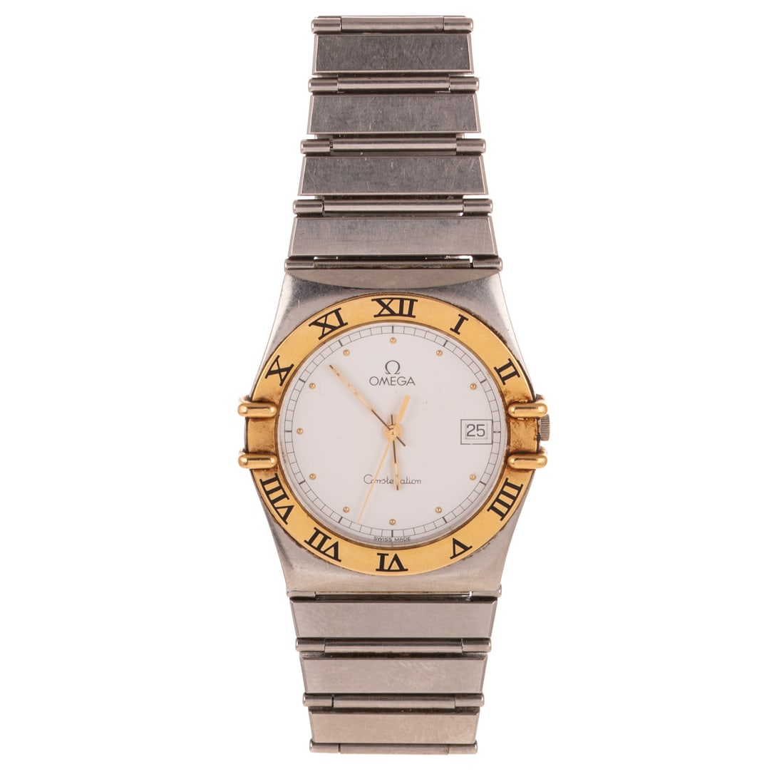 An Omega Constellation Two Tone Wrist Watch in Stainless Steel & 18K (1 of 6)