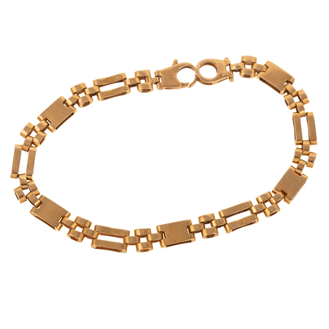 A Fancy Link Bracelet in 14K (1 of 3)
