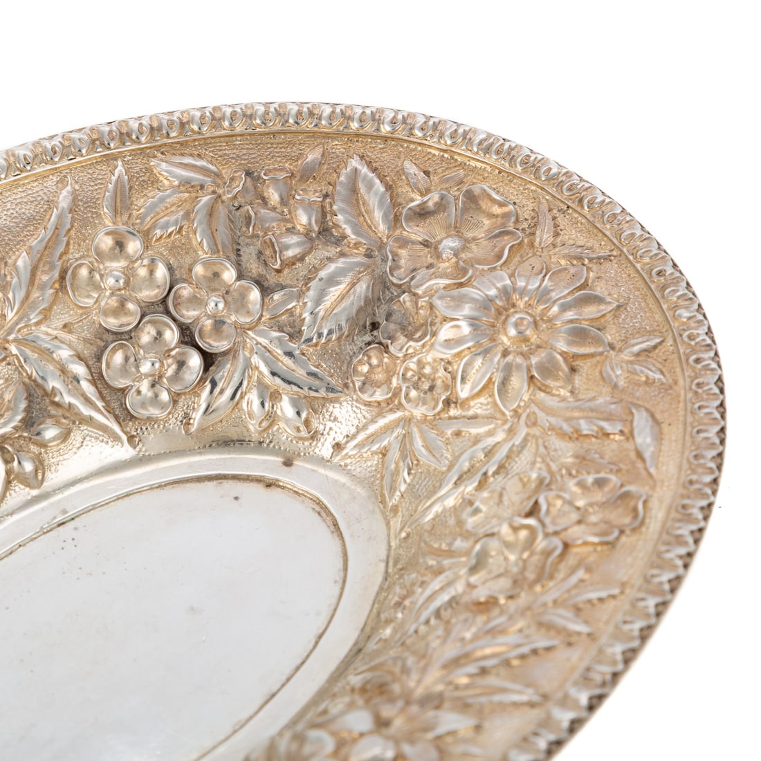 Baltimore Sterling Repousse Candy Dish - 3