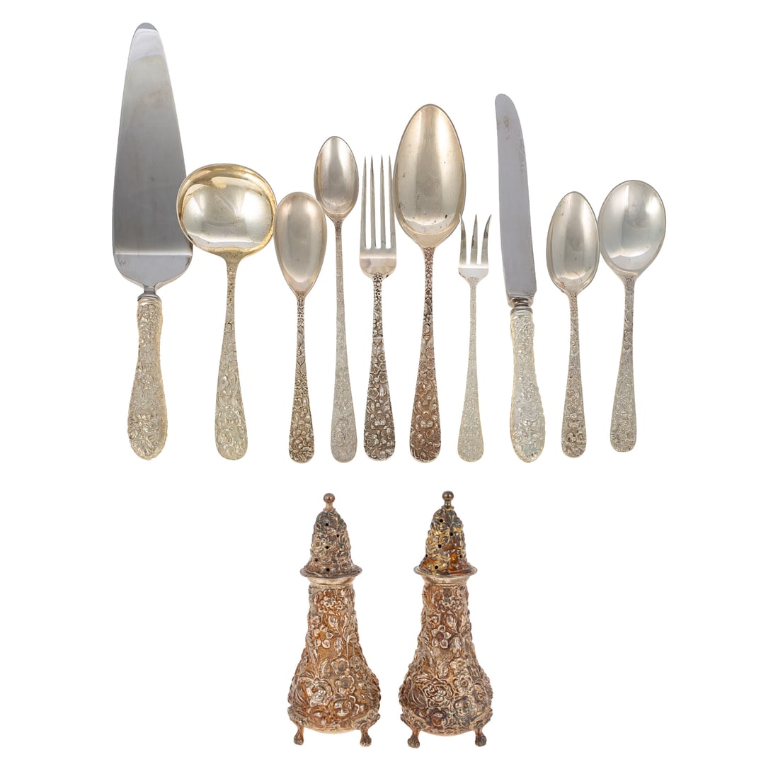Stieff Sterling "Rose" Flatware Service (1 of 8)