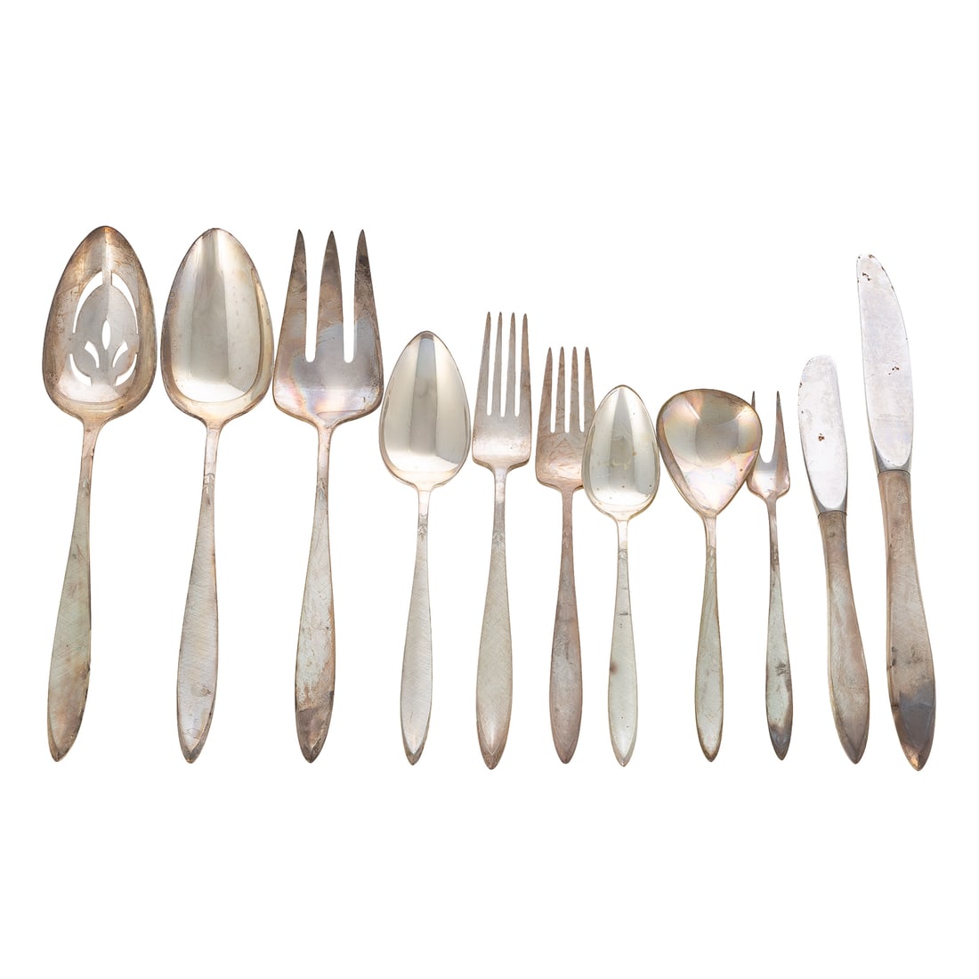 Gorham Sterling "Gossamer" Flatware Service (1 of 6)