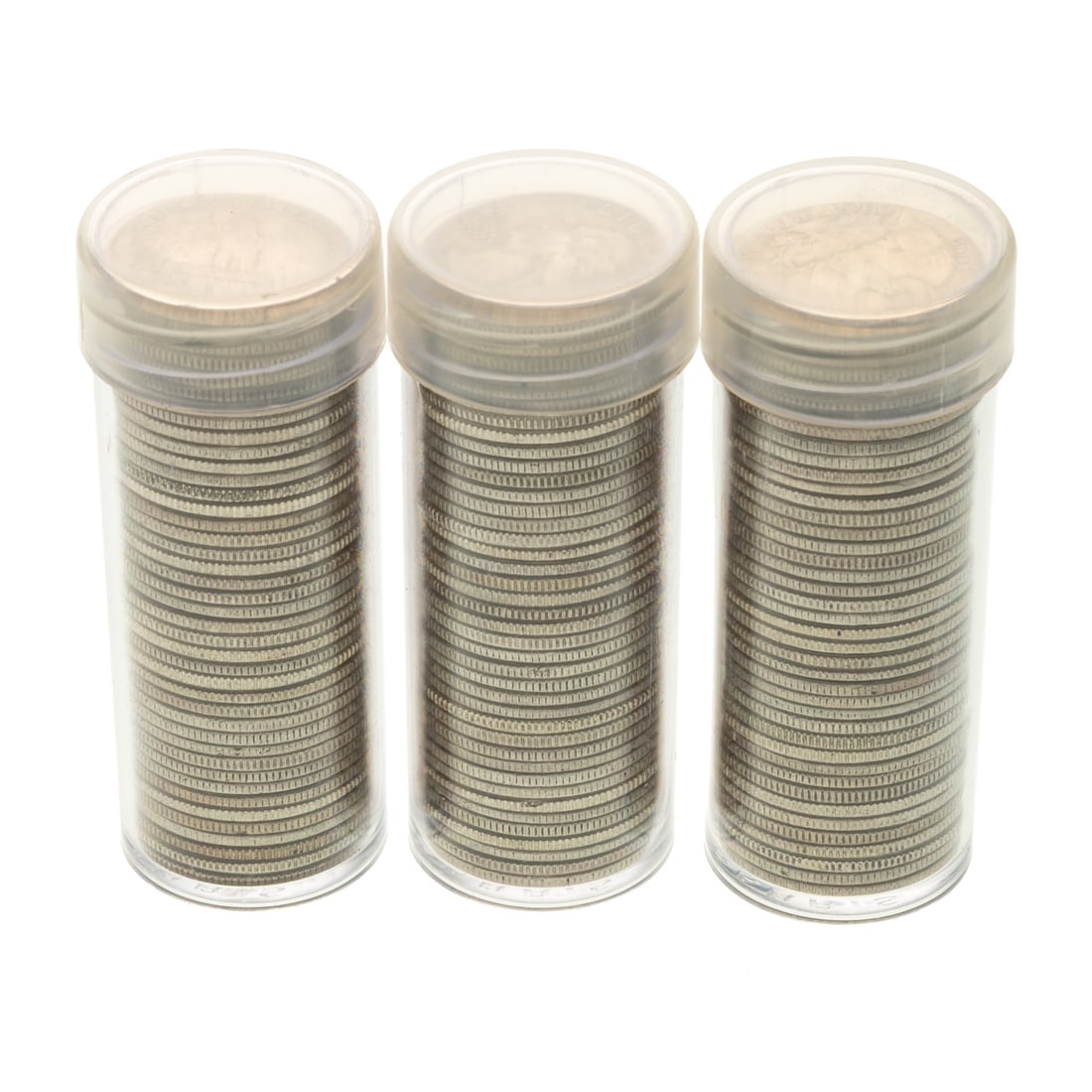 Three Rolls of Silver Quarters -$40 Face 120 Coins: Approx. 21.45 troy ounces silver