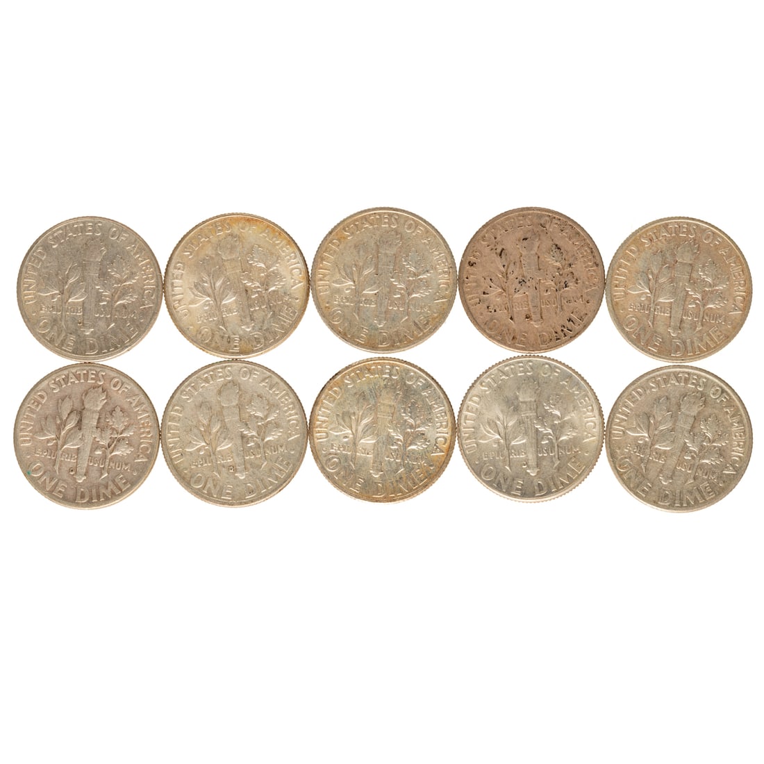 110 Silver Dimes - 3