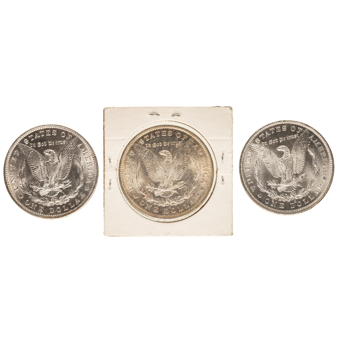 Three Morgan Dollars - 2