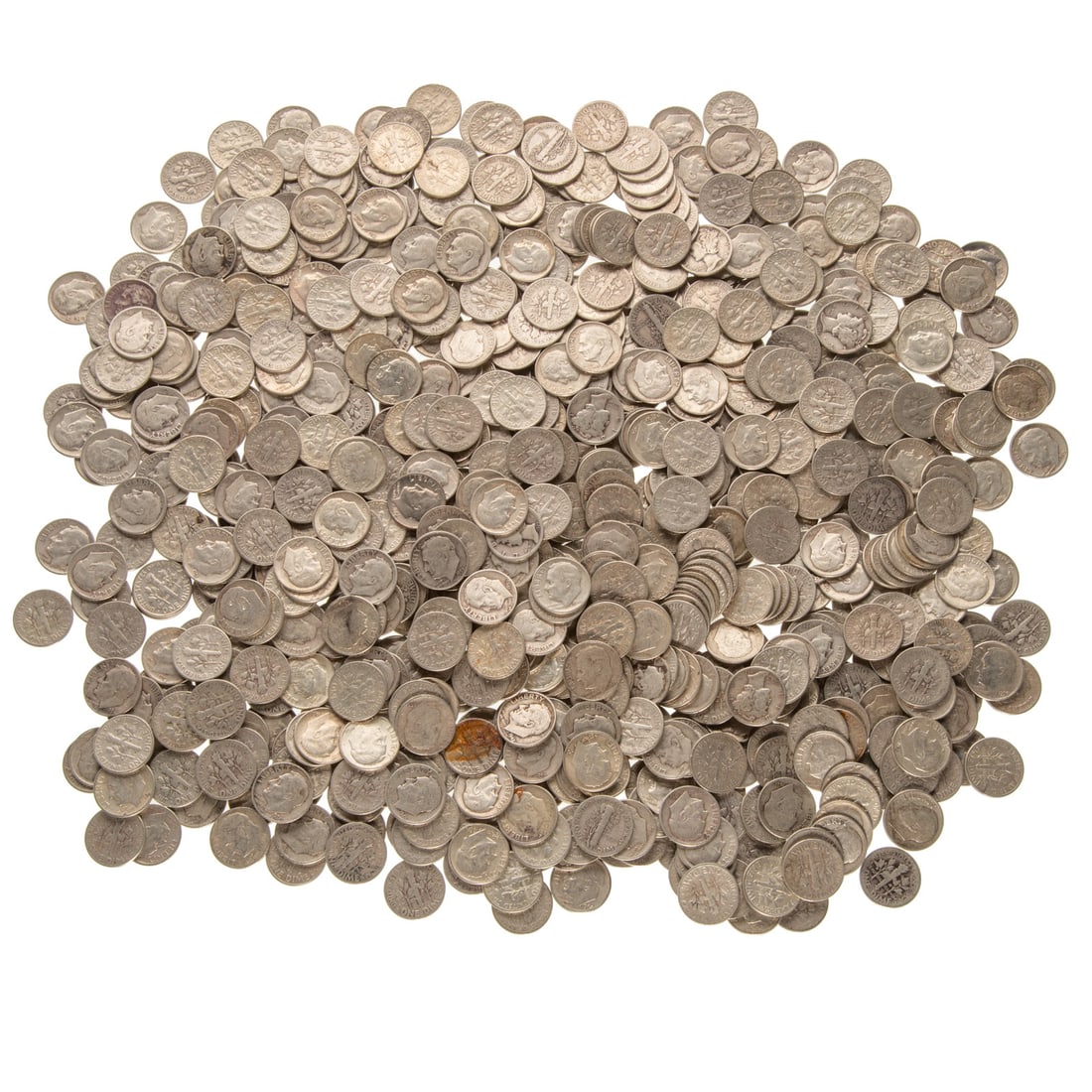 760 FDR Silver Dimes - $76 Face: Machine counted and about 10 Mercury dimes were seen amongst all the Roosevelts