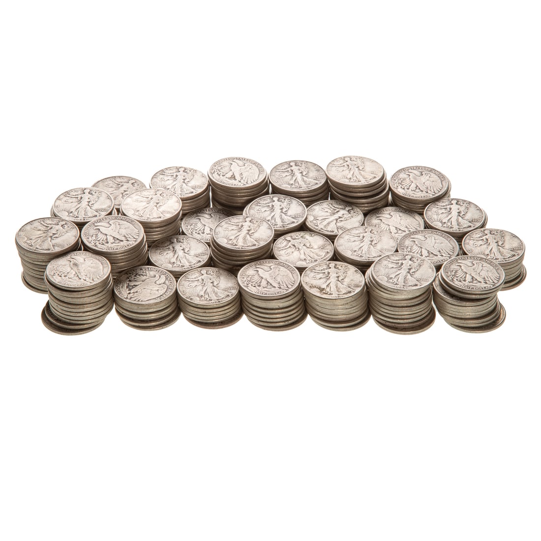 260 Walking Liberty Halves - $130 Face (1 of 3)