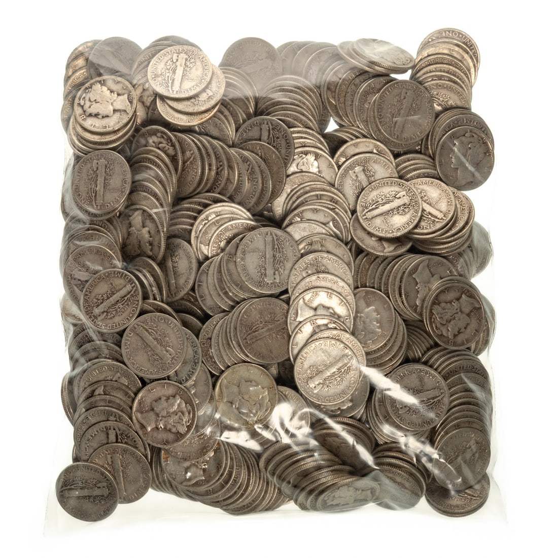 538 Mercury Dimes - $53.80 Face: Approx. 38.7 troy oz silver