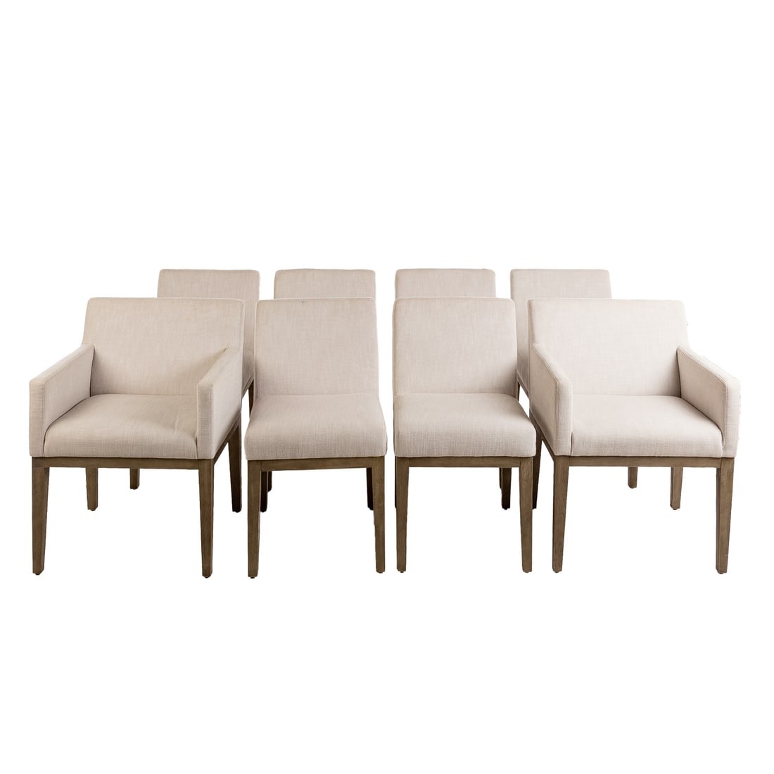 Set of Eight Restoration Hardware Dining Chairs (1 of 4)