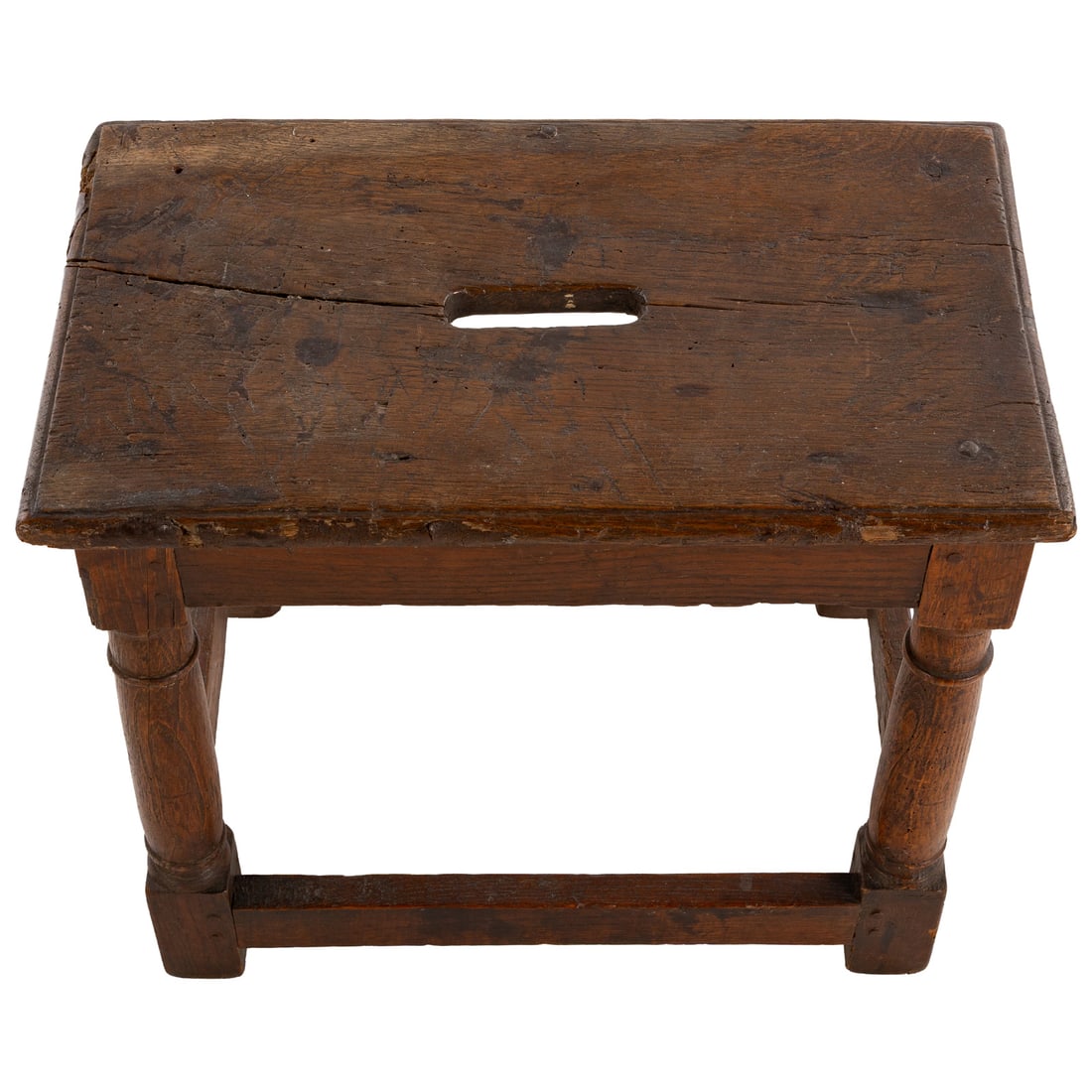 Louis XIII Oak Stool - 2