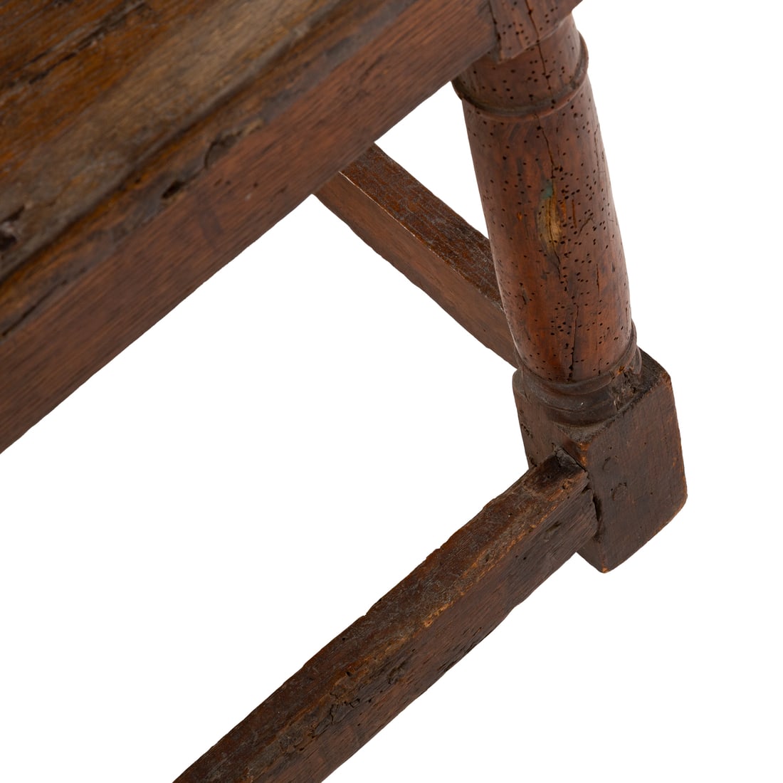 Louis XIII Oak Stool - 4