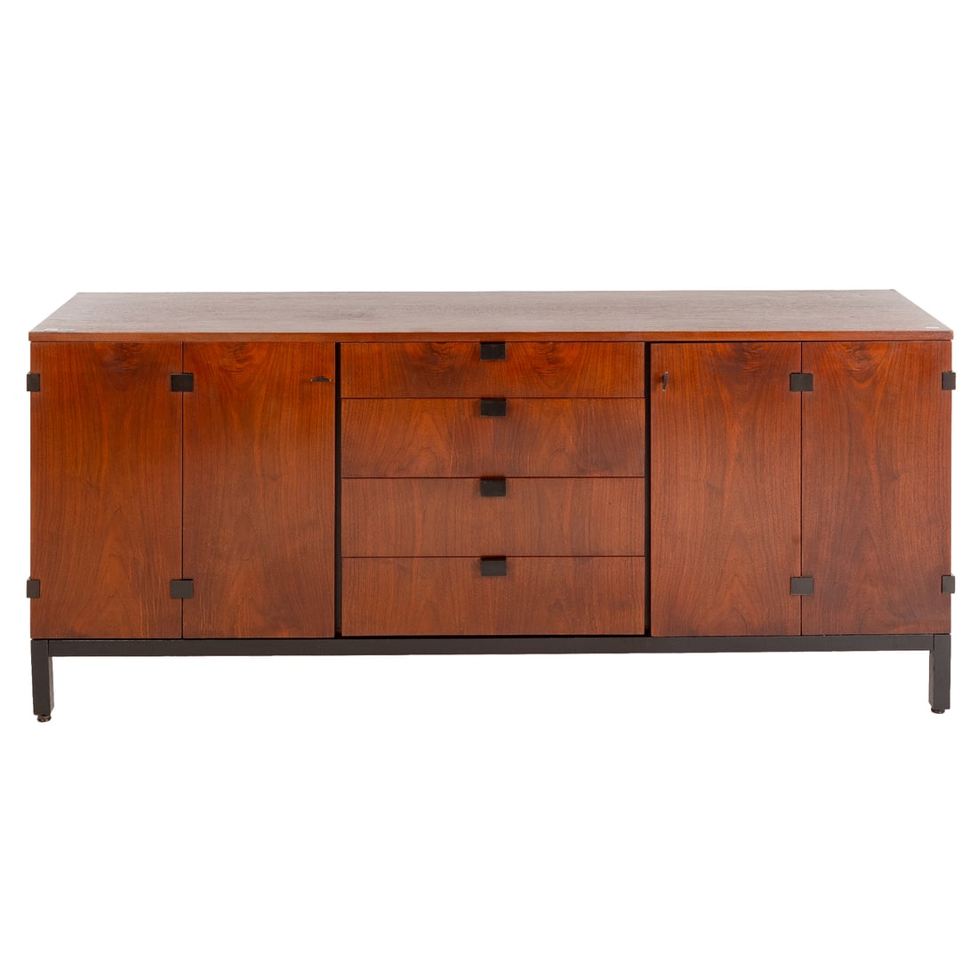 Milo Baughman Walnut Credenza for Directional (1 of 6)