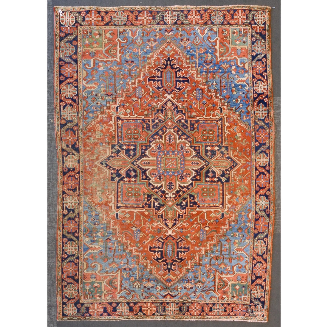 Antique Heriz Rug, Persia, 7 x 10.1 (1 of 4)