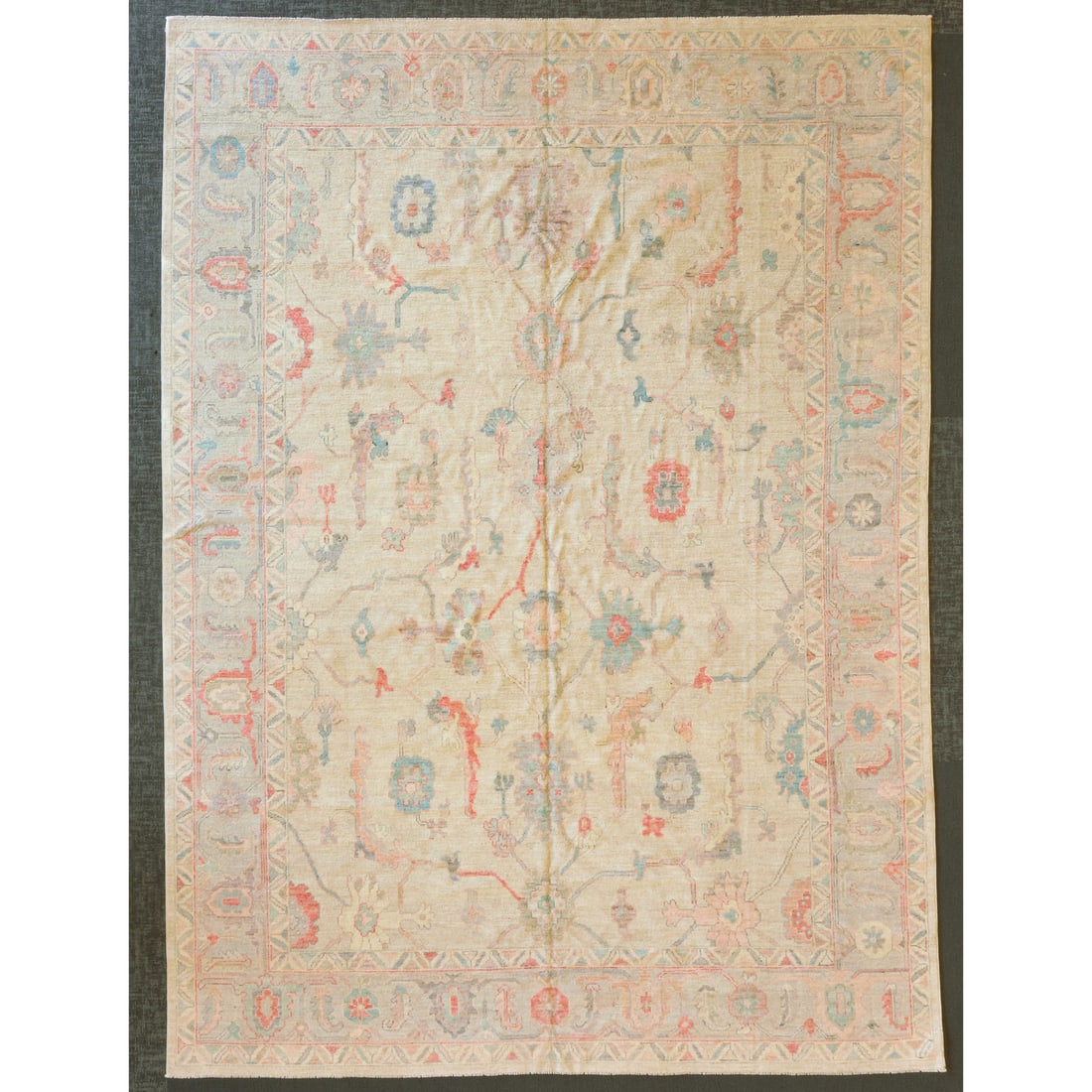 Oushak Carpet, India, 9.11 x 13.8 (1 of 4)