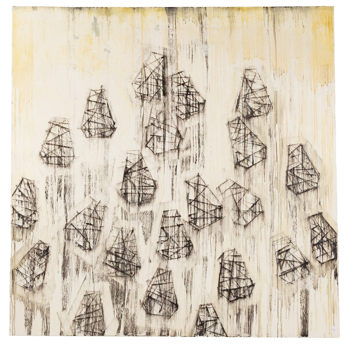 Eric Hibit. Untitled Diamonds, oil (1 of 4)