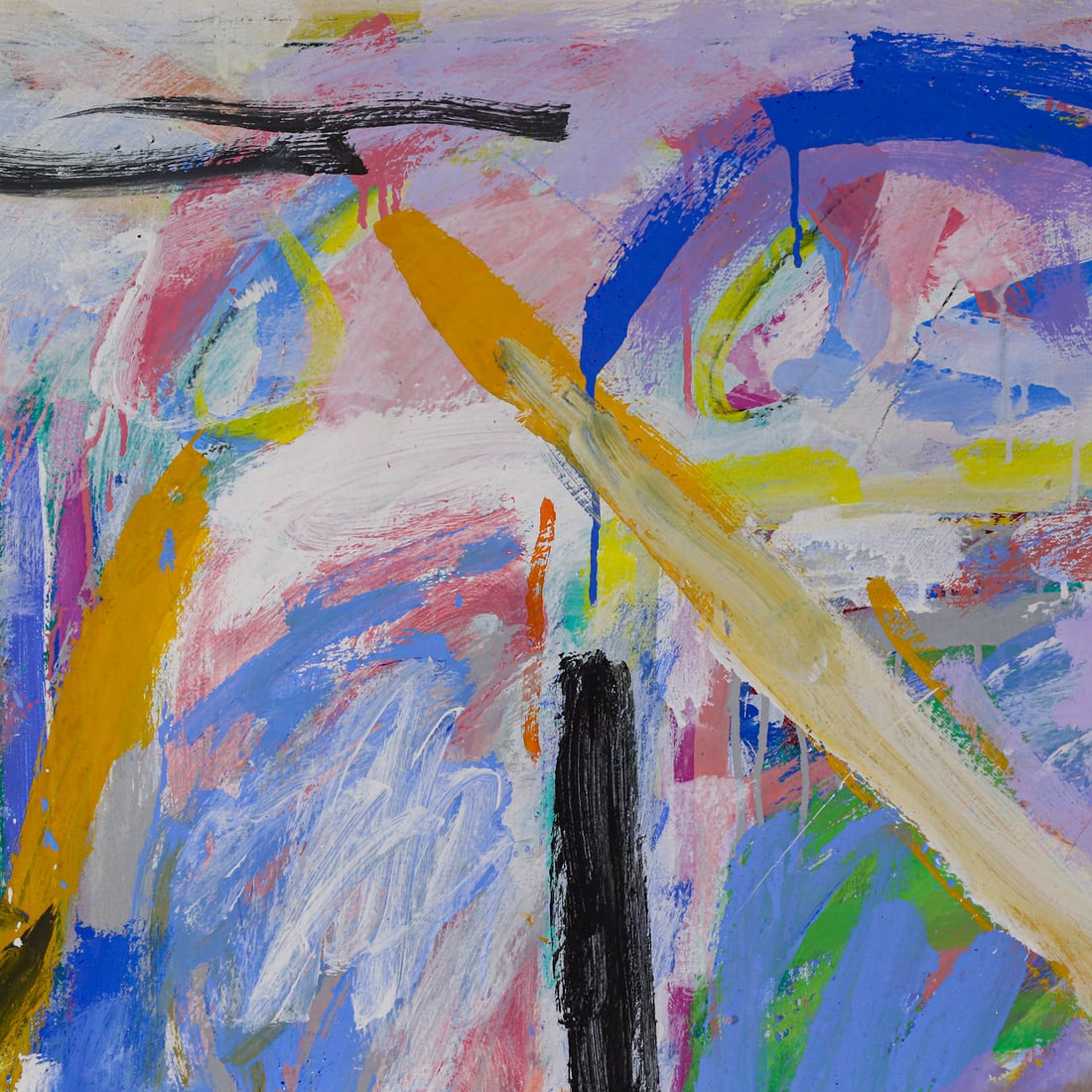 Juan Usle. "Diptico", oil - 2
