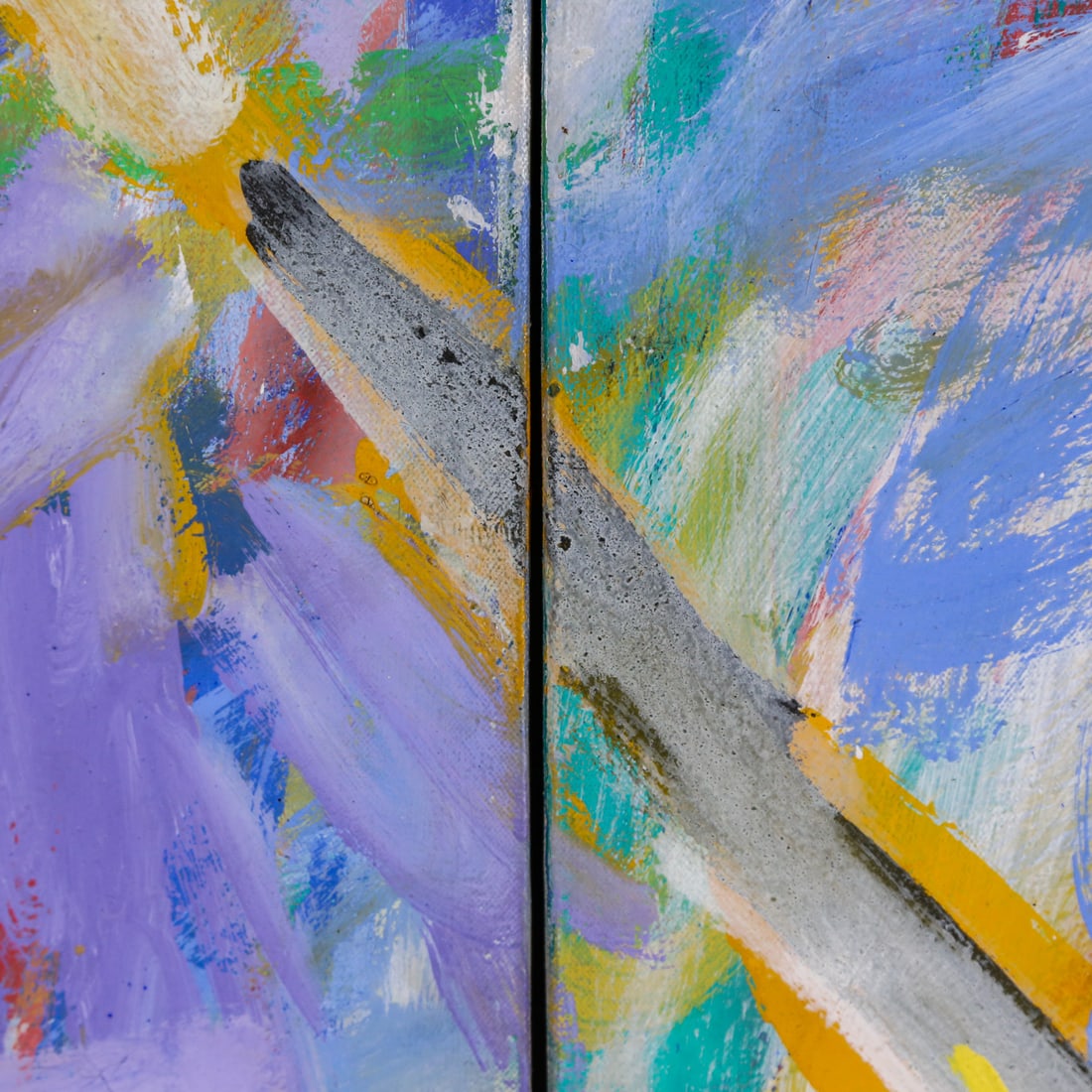 Juan Usle. "Diptico", oil - 3