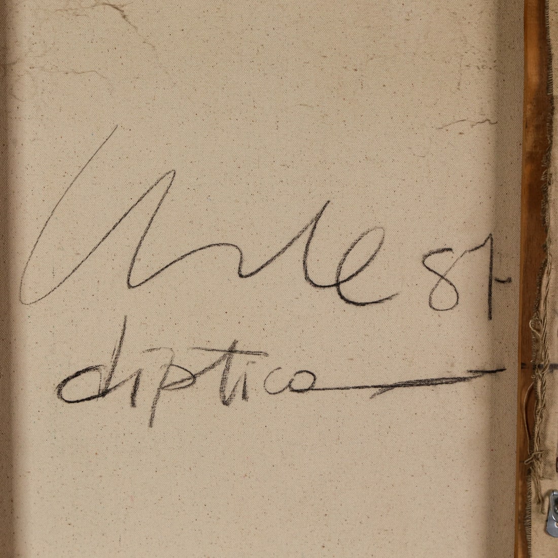 Juan Usle. "Diptico", oil - 7