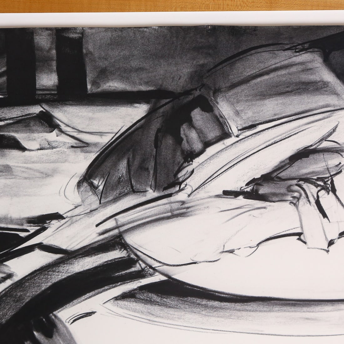 Robert Chapman. "Nimbus," charcoal - 2