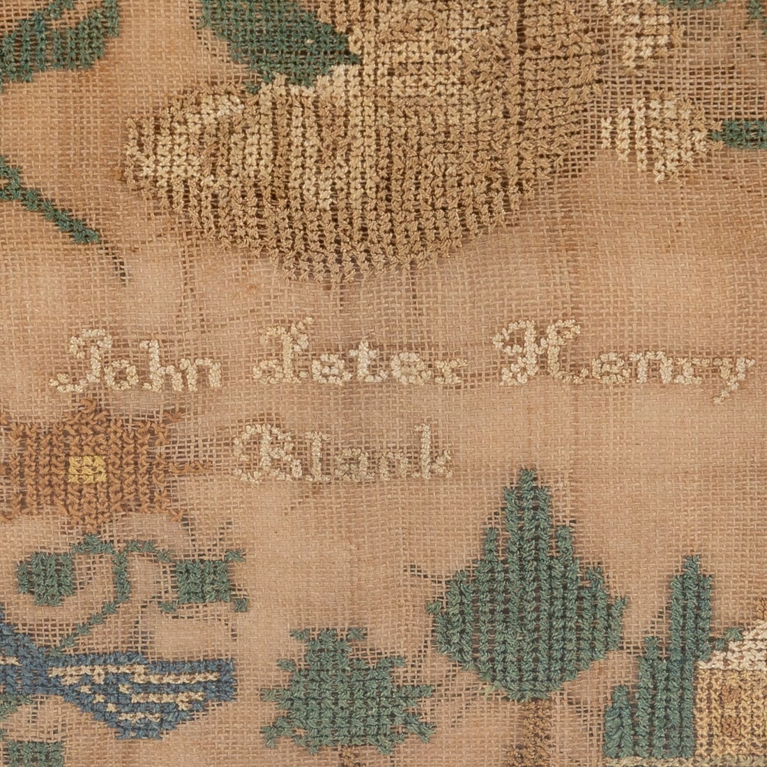 American 19th Century Needlework Sampler - 3