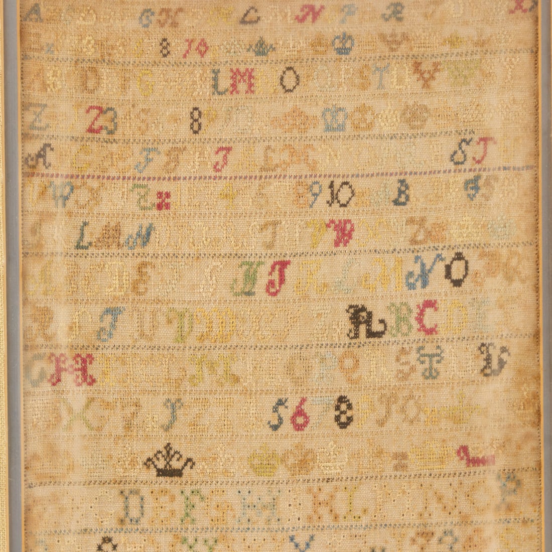 English 19th Century Needlework Sampler - 2