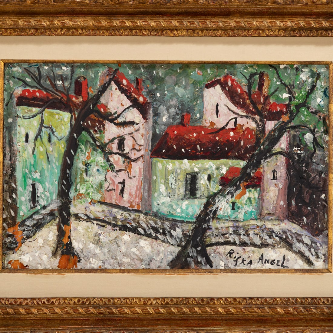 Rifka Angel. Two Framed Encaustics - 2