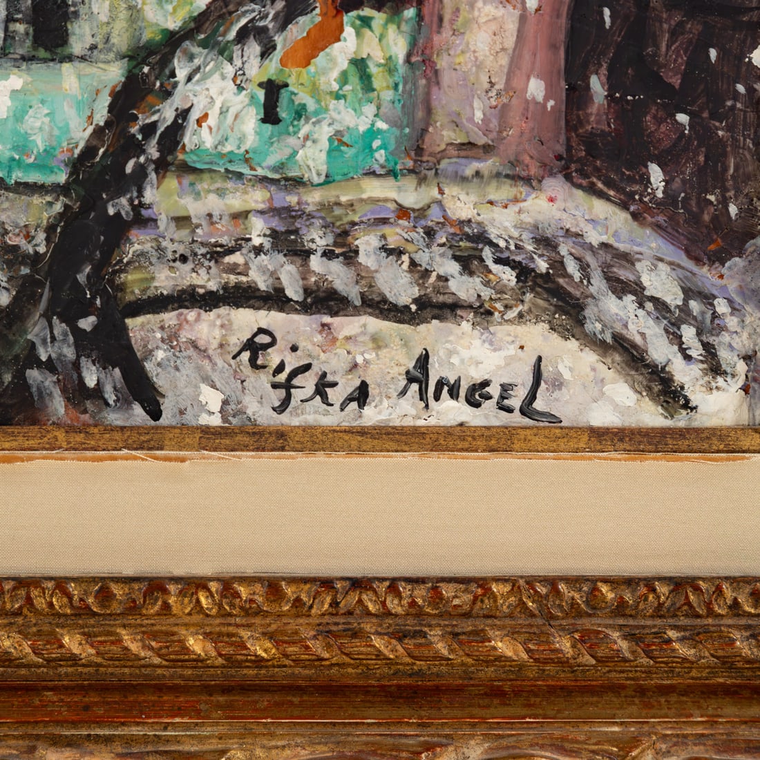 Rifka Angel. Two Framed Encaustics - 3