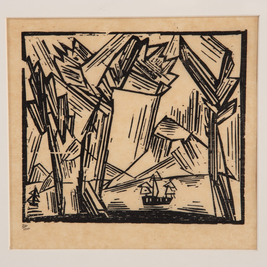 Lyonel Feininger. Three Unsigned AAA woodcuts - 3