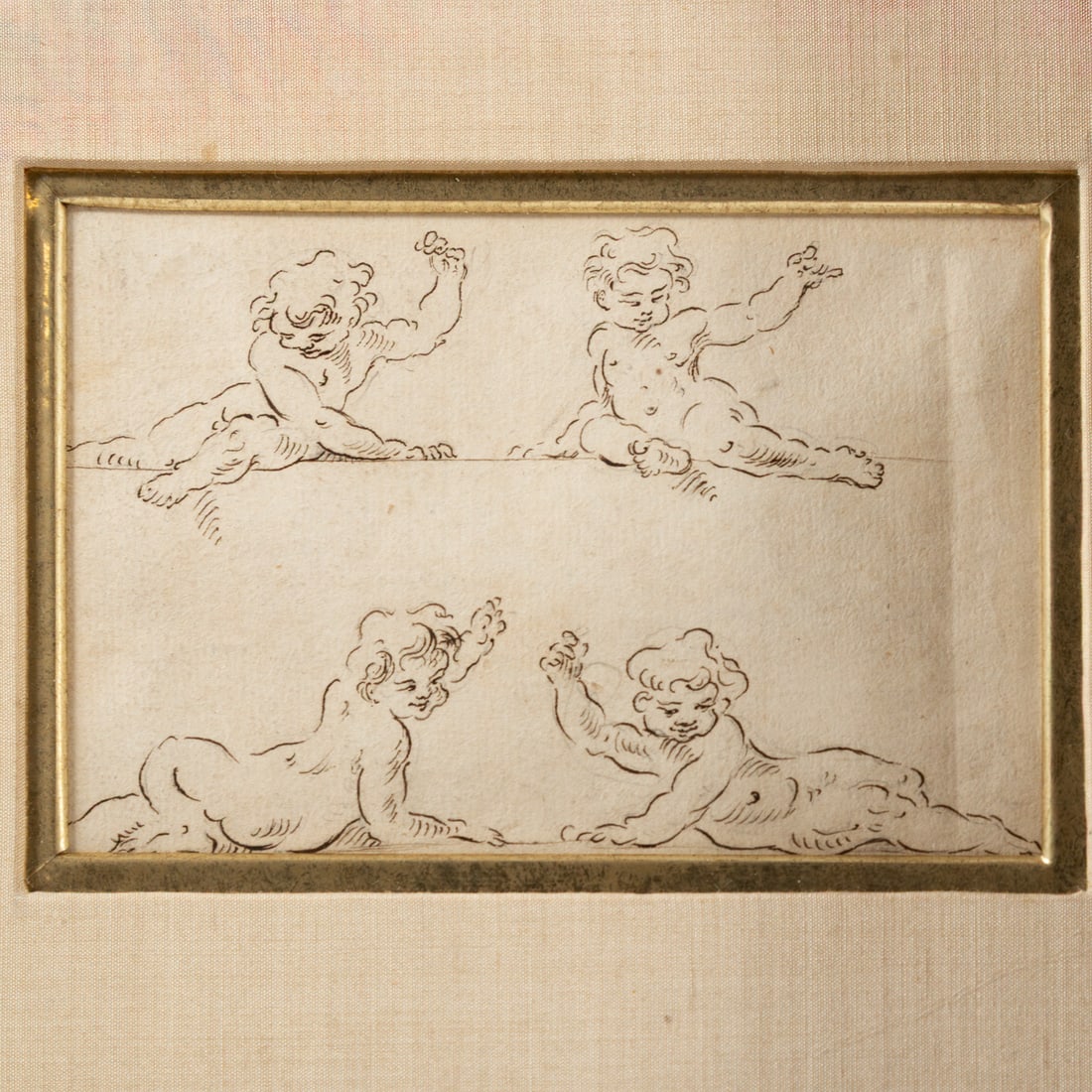 Three Assorted Framed Old Master Drawings - 4
