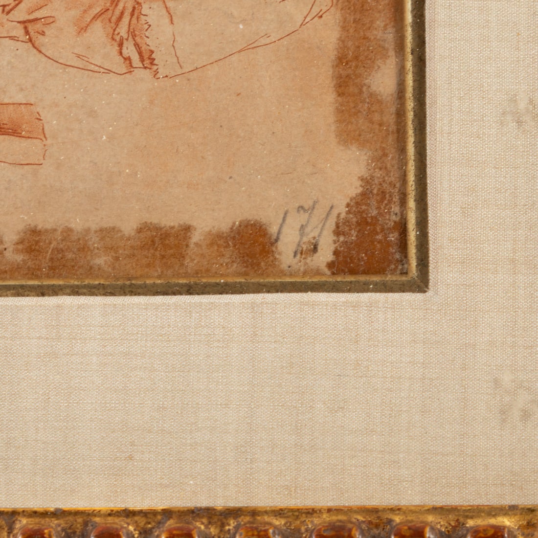 Three Assorted Framed Old Master Drawings - 6