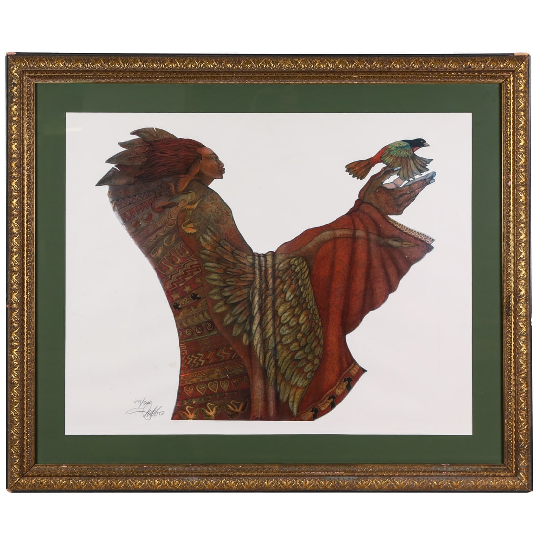 Charles A. Bibbs."The Gift IV," lithograph (1 of 6)