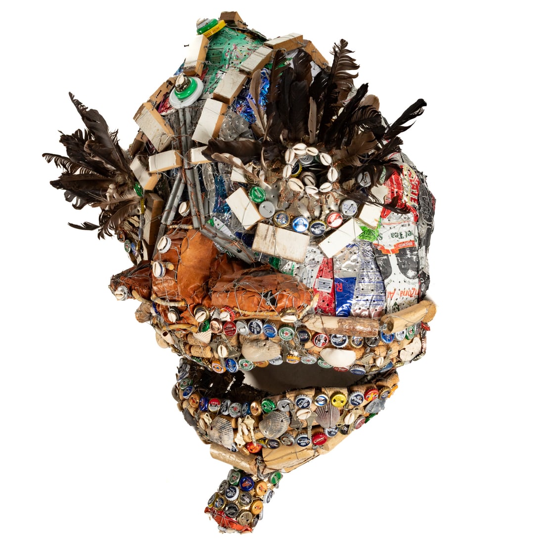 Noah Williams. Mask, mixed media wall sculpture - 2