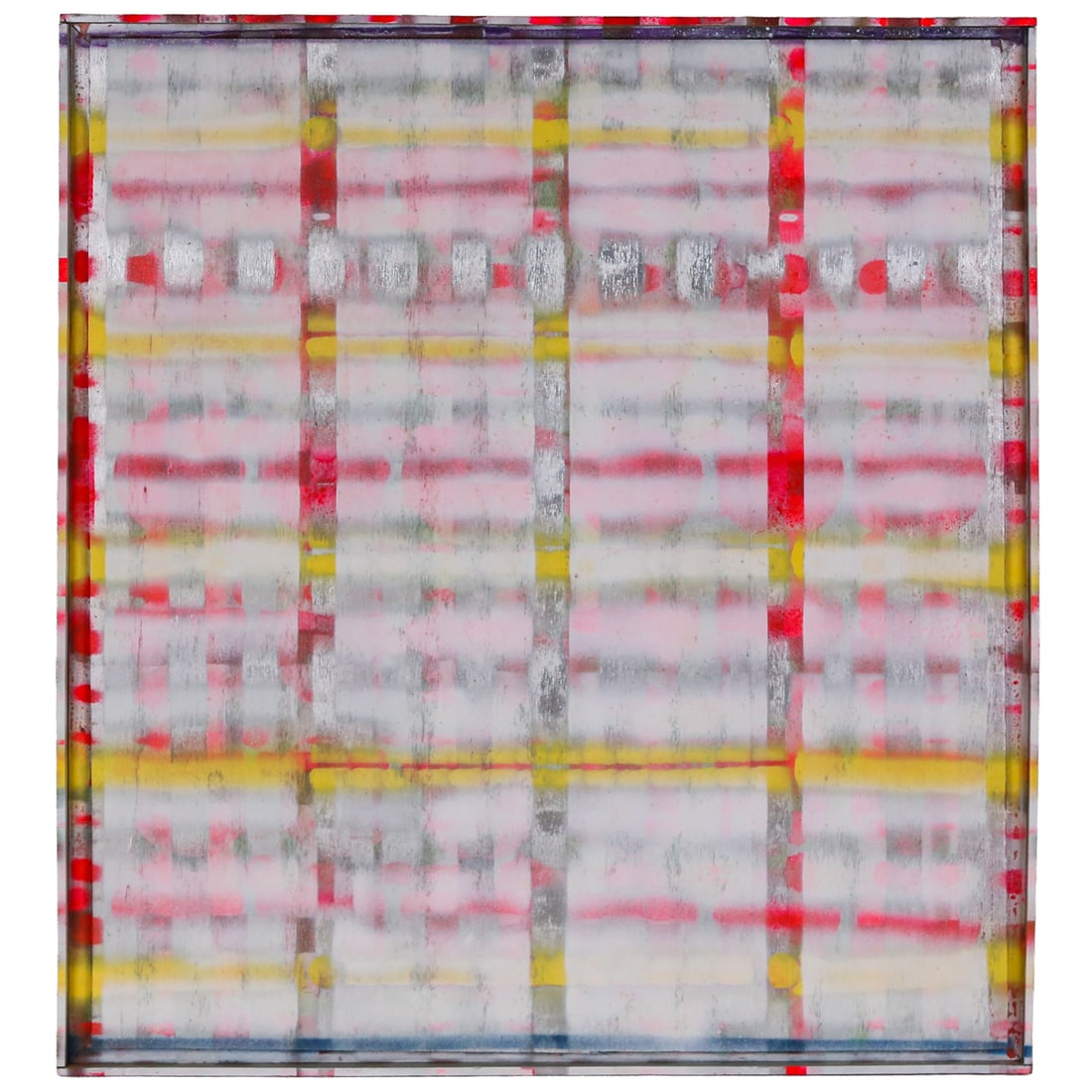 Tom Scott. "Untitled (Red)," spray enamel (1 of 6)