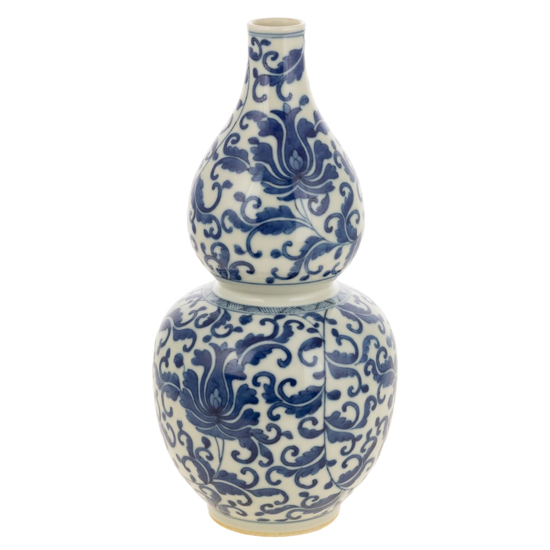 A Chinese Blue & White Double Gourd Vase (1 of 5)