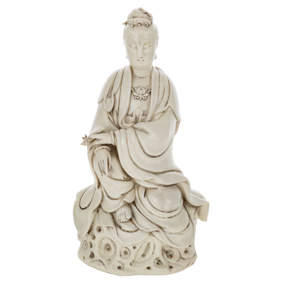 A Chinese Blanc de Chine Guanyin (1 of 6)