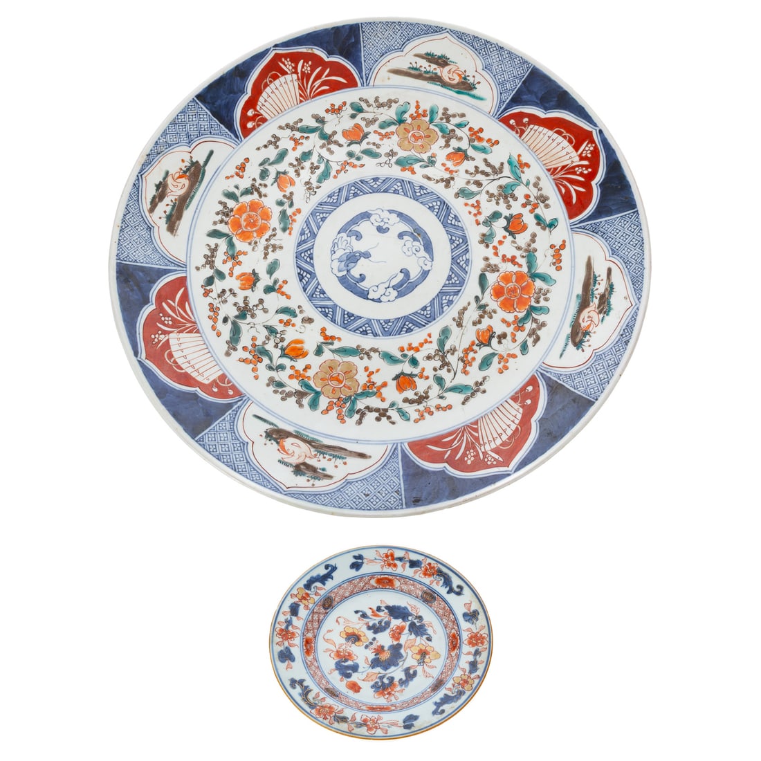 A Chinese Export Imari Plate & Japanese Imari Charger (1 of 8)