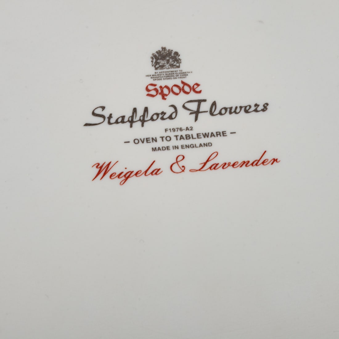 Five Spode "Stafford Flowers" Serving Pieces - 3