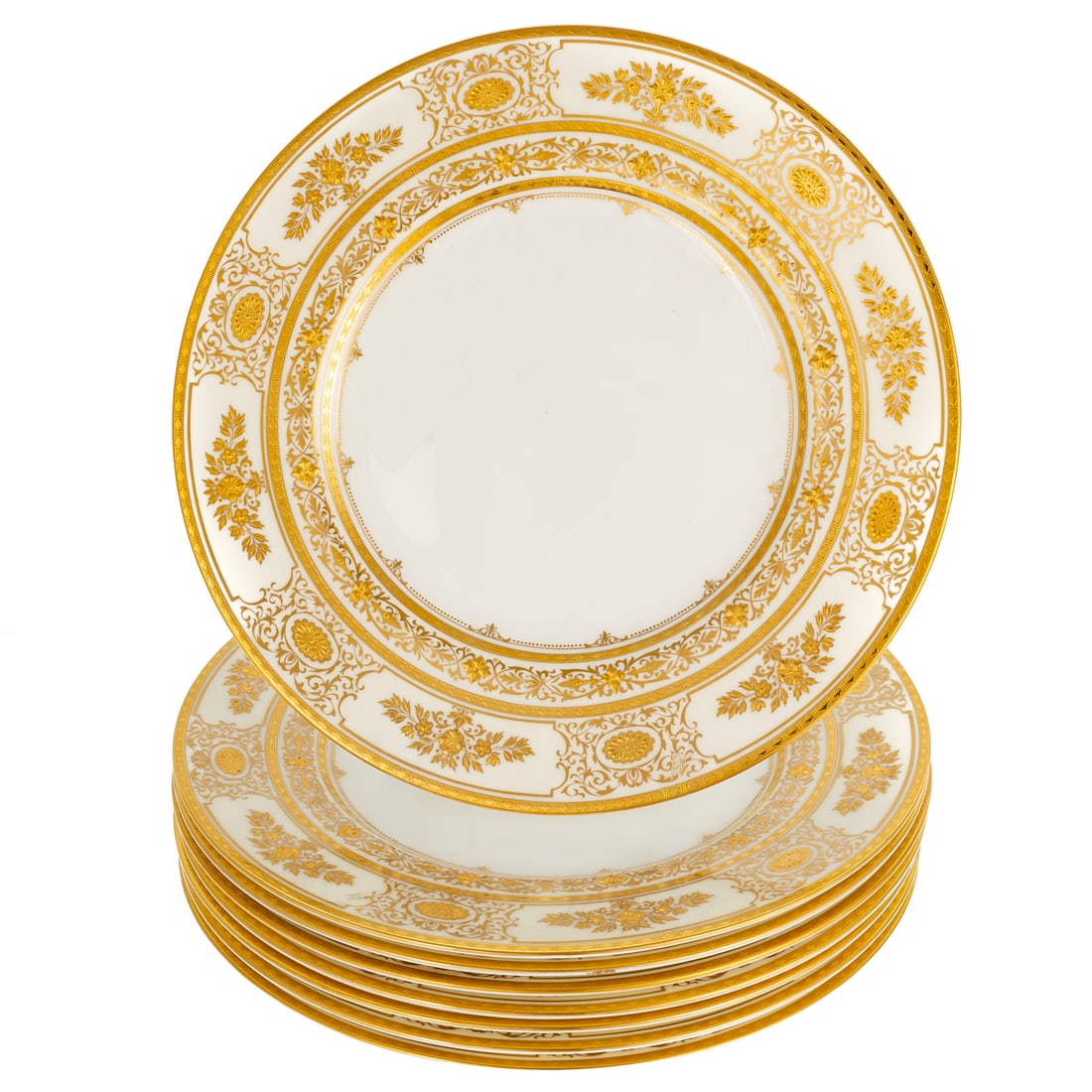 Eight Minton Porcelain Dinner Plates (1 of 5)