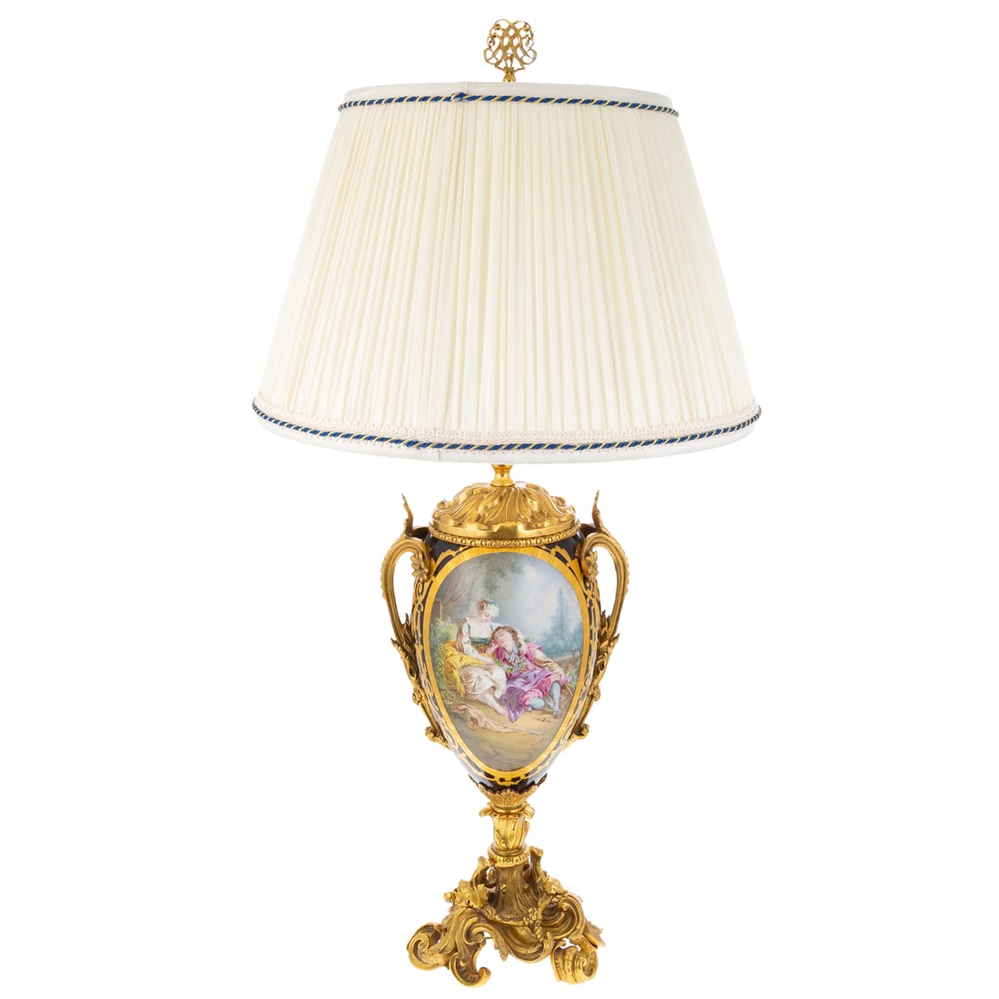 A Sevres Style Porcelain Table Lamp (1 of 7)