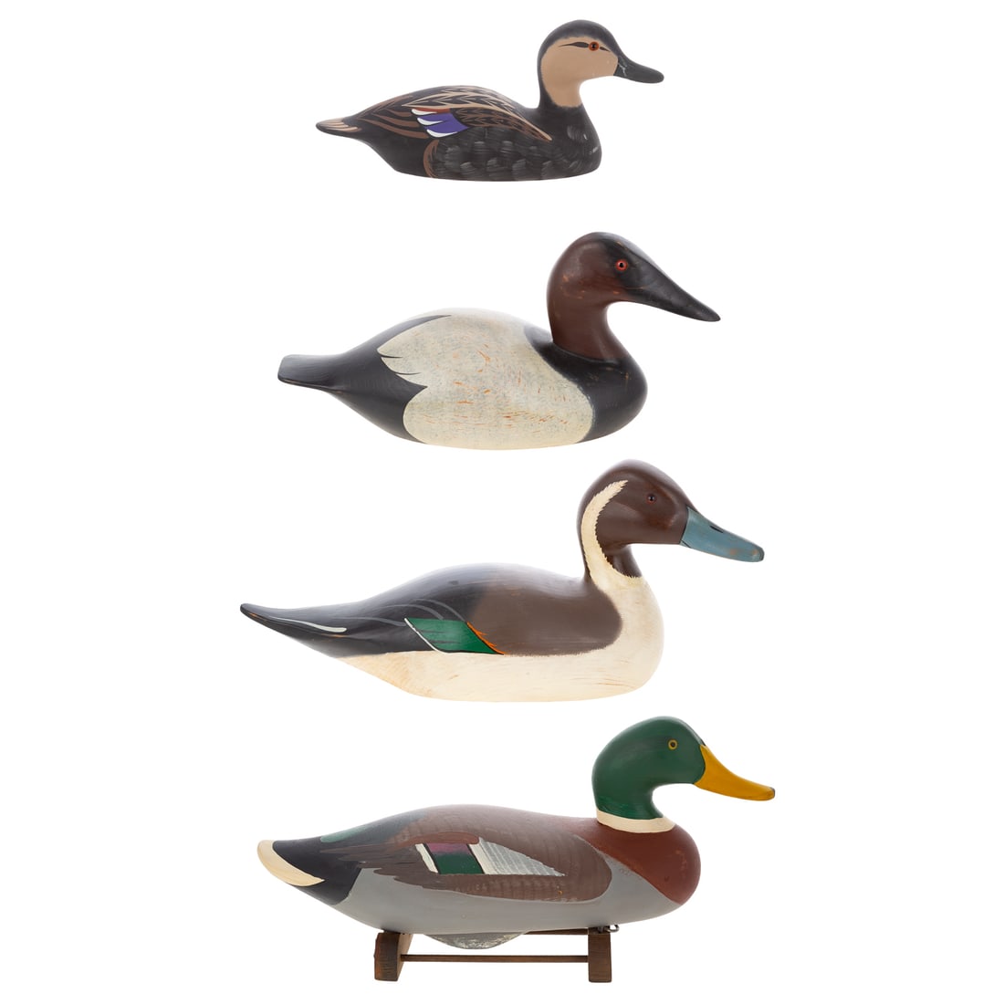 Four Signed Decoy Ducks (1 of 14)