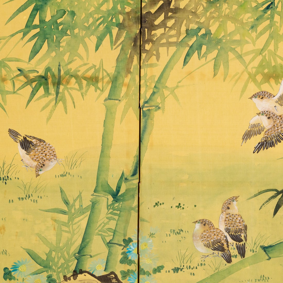 A Japanese Four-Panel Screen - 3