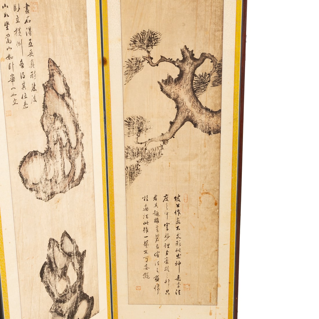 An Eight-Panel Chinese Screen - 2