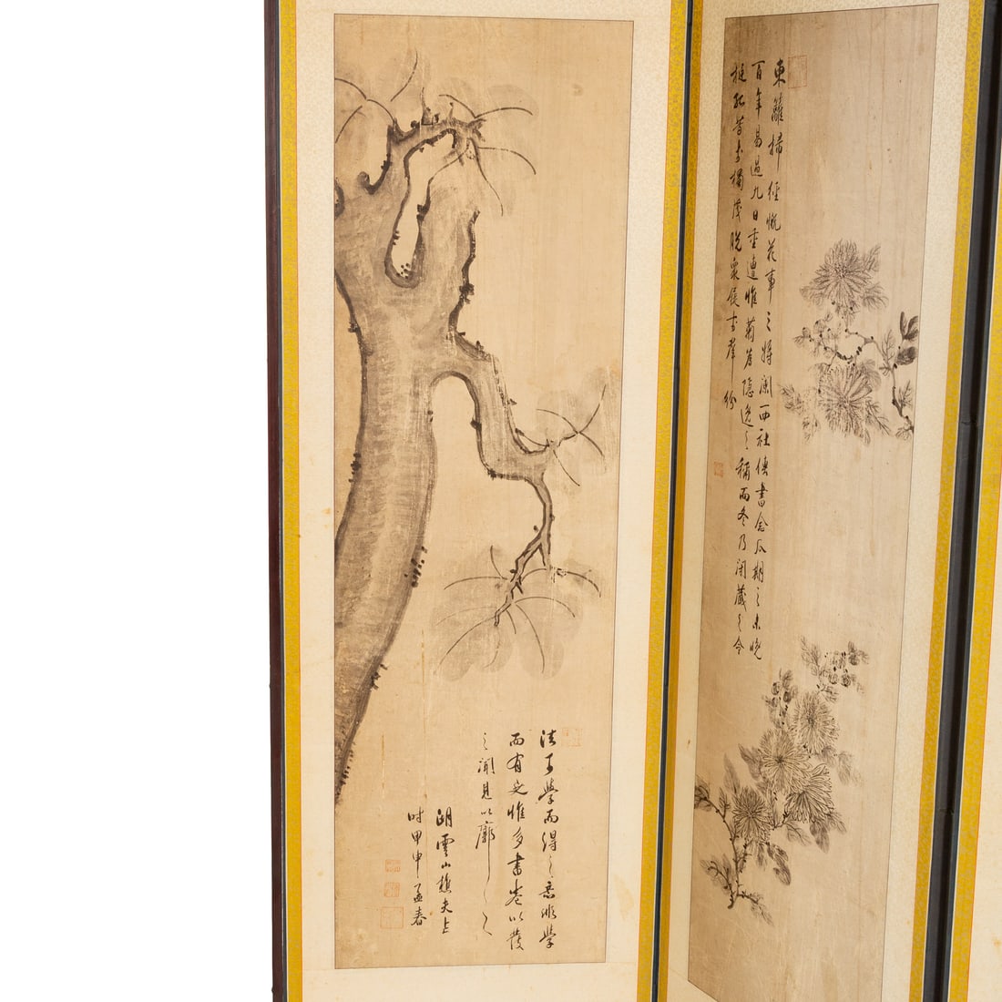 An Eight-Panel Chinese Screen - 4