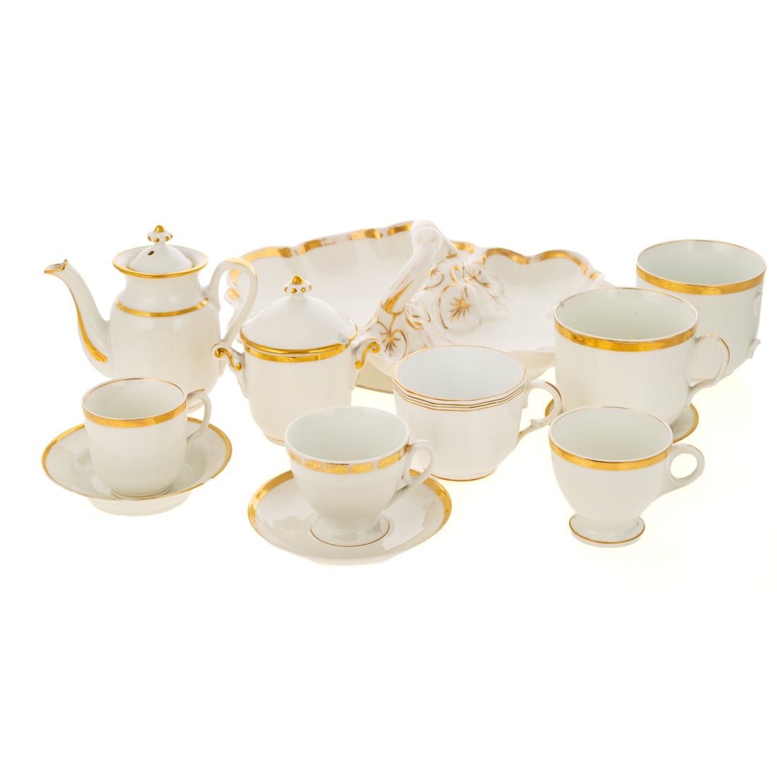 Haviland Limoges "Wedding Ring" Partial Service - 11