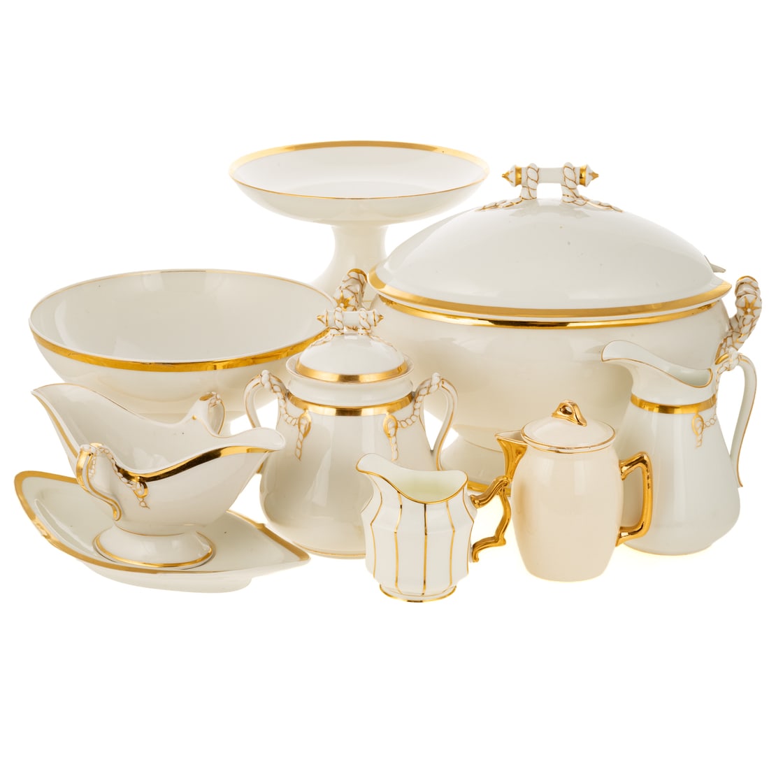 Haviland Limoges "Wedding Ring" Partial Service - 2