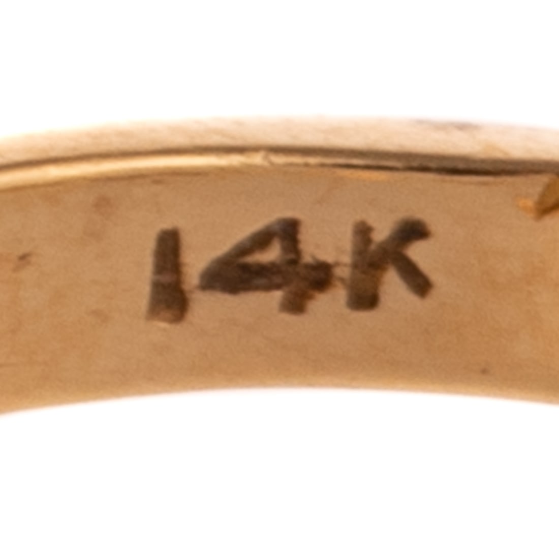 A White Jade Ring in 14K - 3